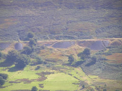 
East Blaina Red Ash Colliery from the West side of the valley, August 2010